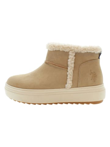 U.S. Polo Assn. Enkelboots beige