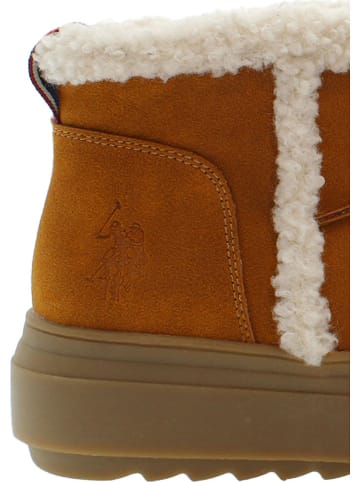 U.S. Polo Assn. Ankle-Boots in Hellbraun