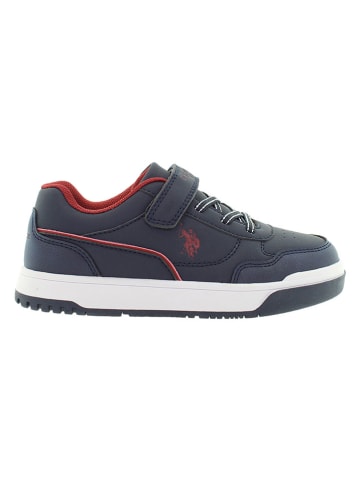 U.S. Polo Assn. Sneakers in Dunkelblau/ Rot