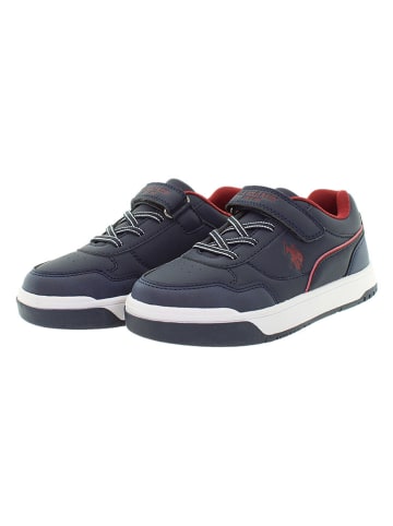 U.S. Polo Assn. Sneakers in Dunkelblau/ Rot