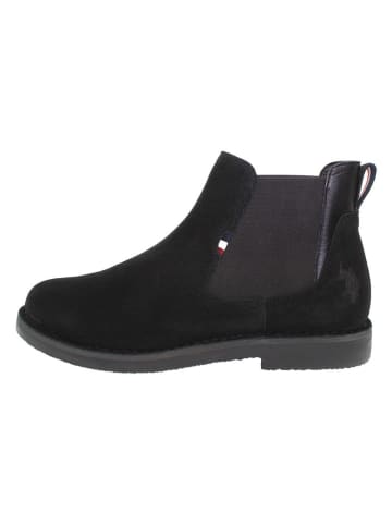 U.S. Polo Assn. Leder-Chelsea-Boots in Schwarz