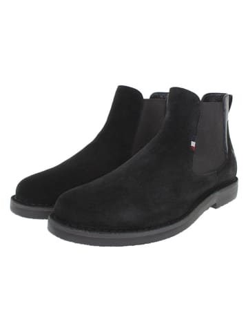 U.S. Polo Assn. Leren chelseaboots zwart