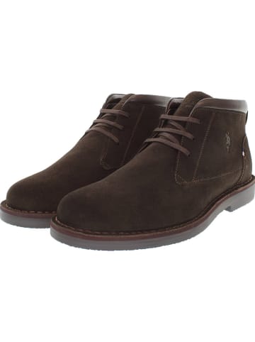 U.S. Polo Assn. Leder-Boots in Braun