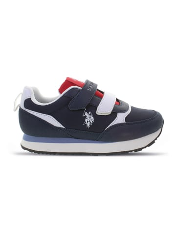 U.S. Polo Assn. Sneakers donkerblauw/rood