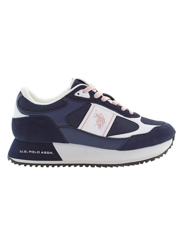U.S. Polo Assn. Sneakers donkerblauw/lichtroze