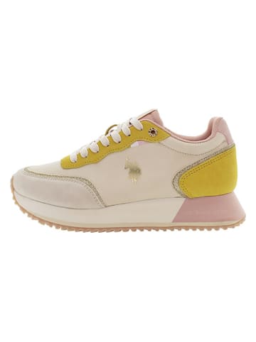 U.S. Polo Assn. Sneakers beige/geel