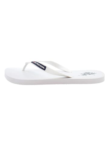 U.S. Polo Assn. Teenslippers wit