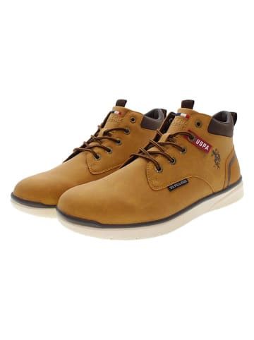U.S. Polo Assn. Sneakers lichtbruin