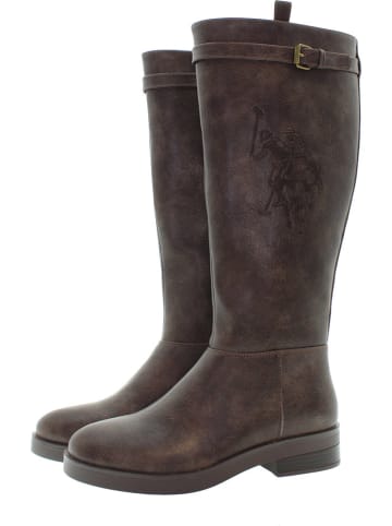 U.S. Polo Assn. Stiefel in Braun