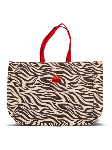 Byon Weekendtas "Anima" bruin/beige - (B)53 x (H)42 x (D)16 cm