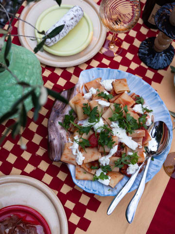 Byon Servierteller "Armona" in Hellblau - Ø 32,5 cm