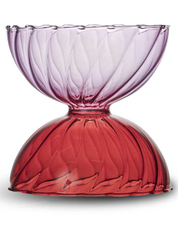 Byon Dessertschale "Carameli" in Pink/ Rot - (H)17 x Ø 16 cm