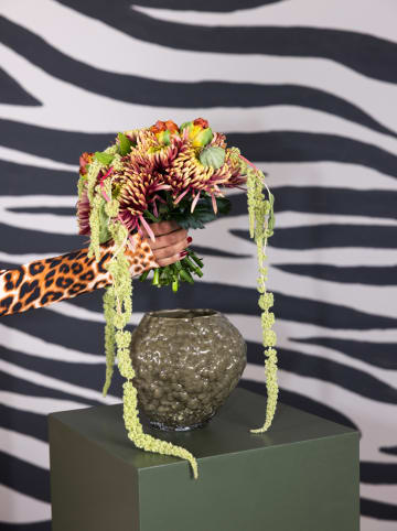 Byon Vaas "Corallo" groen - (H)19 x Ø 17 cm