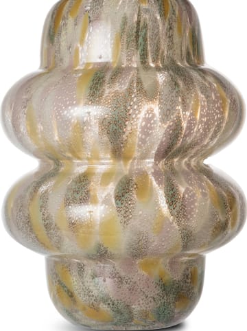 Byon Vase "Curlie" in Beige/ Rosa/ Gold - (H)30 x Ø 23 cm