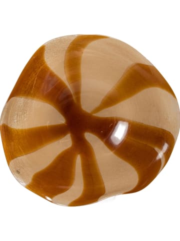 Byon Serveerbord "Curve" beige/lichtbruin - Ø 35 cm