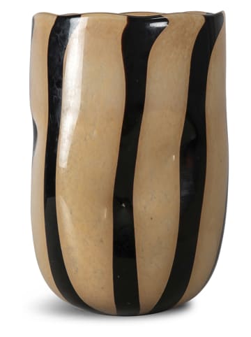 Byon Vaas "Curt" beige/zwart - (H)30 x ? 20 cm