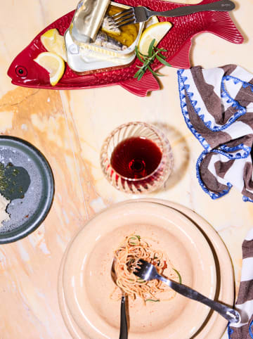 Byon Półmisek "Kai" w kolorze bordowym - 26 x 5 x 21 cm