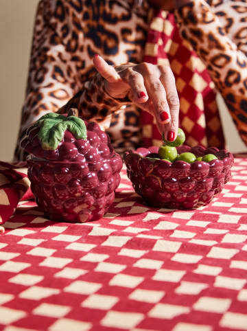 Byon Miska "Grape" w kolorze fioletowym do serwowania - wys. 12 x Ø 10 cm