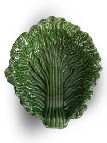 Byon Salatschüssel "Veggie" in Grün - (B)34,5 x (H)8,5 x (T)30 cm 