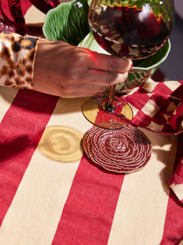 Byon 2-delige set: onderzetters "Veggie" bruin - Ø 10 cm