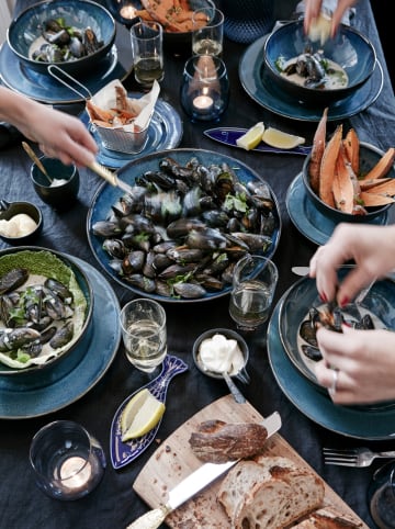 Byon Miska "Guilia" w kolorze czarnym - wys. 8,5 x Ø 16 cm