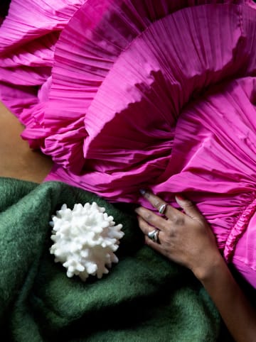 Byon Tischleuchte "Coral" in Weiß - (B)13 x (H)8,5 cm