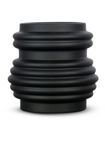 Byon Vase "Mila" in Schwarz - (H)16 x Ø 15 cm