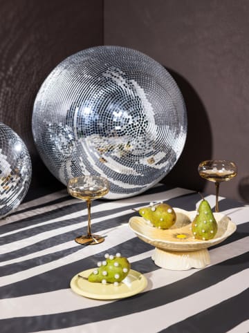 Byon Kuchenständer "Poppy" in Gelb - Ø 26 cm - (H)9,5 cm