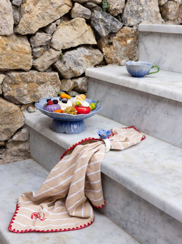 Byon Kuchenständer "Poppy" in Blau - Ø 26 cm - (H)9,5 cm