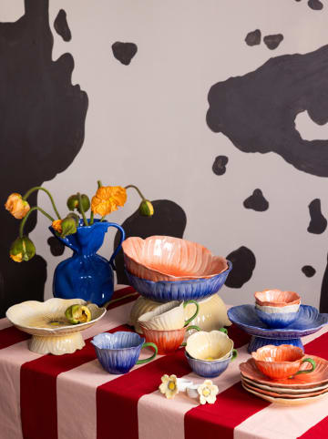 Byon Jumbotasse "Poppy" in Blau - 400 ml