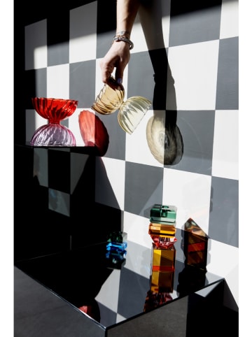 Byon Kaarshouder "Ruby" blauw/groen - (B)5,5 x (H)6 x (D)5 cm