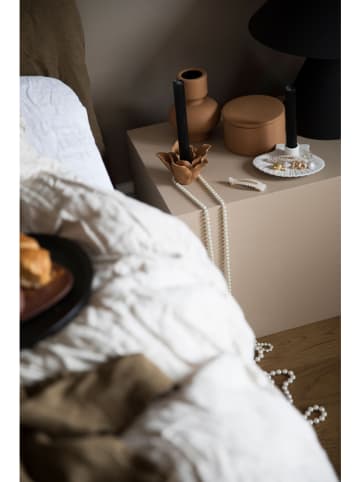 Byon Kerzenhalter "Shell" in Weiß - (L)21 x (B)18 cm