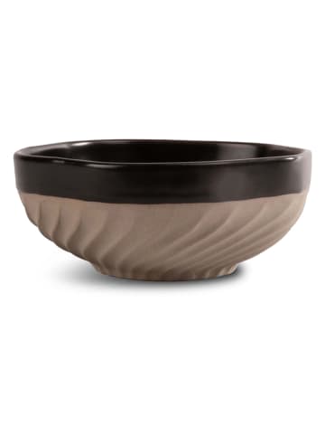 Byon Miska "Swirl" w kolorze beżowo-czarnym - Ø 13 cm
