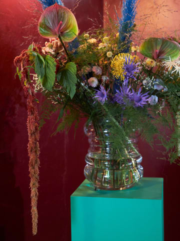 Byon Vase "Trixibelle" in Transparent - (H)30 x Ø 26 cm