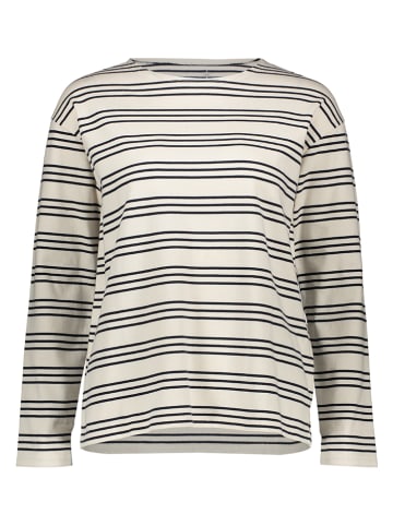 Juvia Longsleeve in Beige/ Schwarz