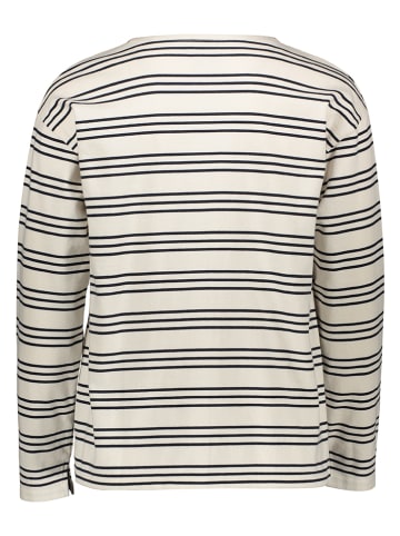 Juvia Longsleeve in Beige/ Schwarz