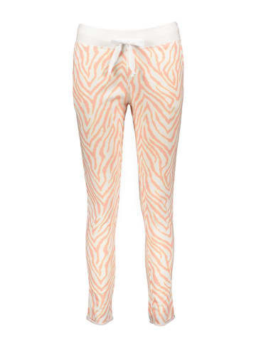 Juvia Sweatbroek wit/oranje