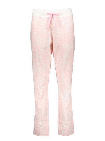 Juvia Sweatbroek wit/lichtroze