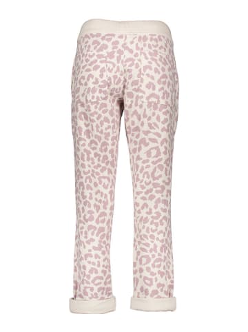 Juvia Sweatbroek crème/lichtroze