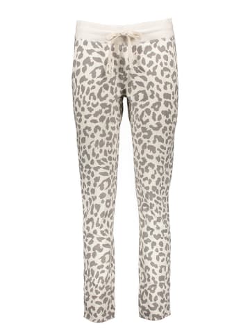 Juvia Sweatbroek crème/grijs