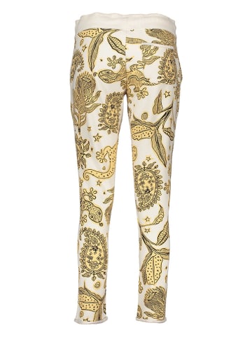 Juvia Sweatbroek wit/geel