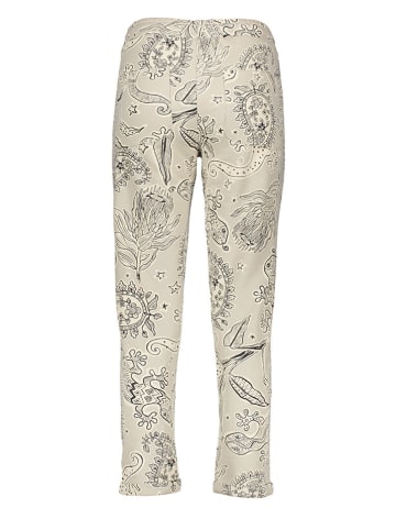 Juvia Sweatbroek zandkleurig/zwart