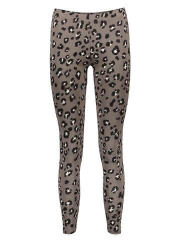 Juvia Leggings in Taupe/ Schwarz