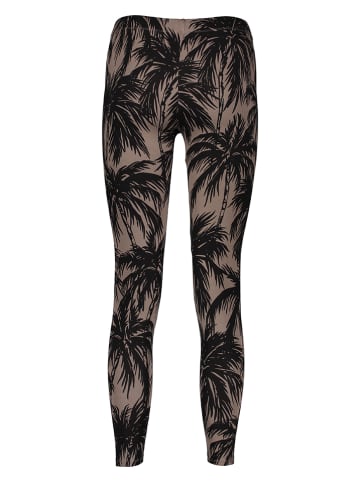 Juvia Leggings in Schwarz/ Beige