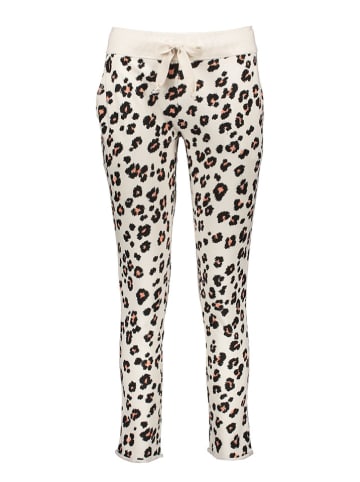 Juvia Sweatbroek crème/zwart