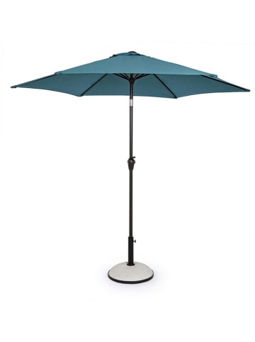 Bizzotto Sonnenschirm in Blau - (H)235 x Ø 270 cm