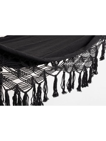 Bizzotto Hangmat "Eldoris" zwart - (L)120 x (B)100 cm