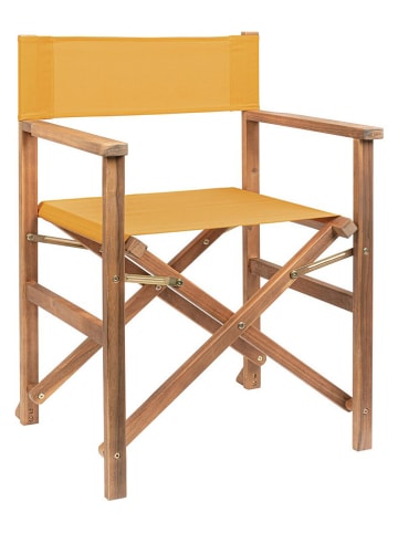 Bizzotto Klapstoel "Noemi" mosterdgeel - (B)52 x (H)83 x (D)59 cm