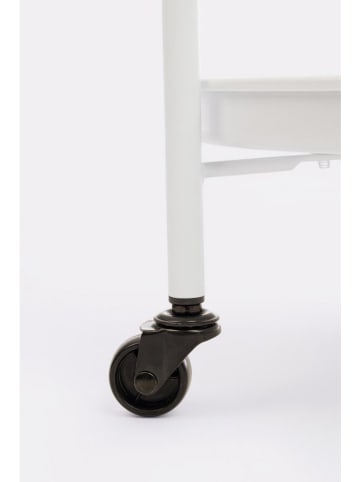 Bizzotto Bijzettafel "Austin" wit - (H)70 x Ø 44,5 cm