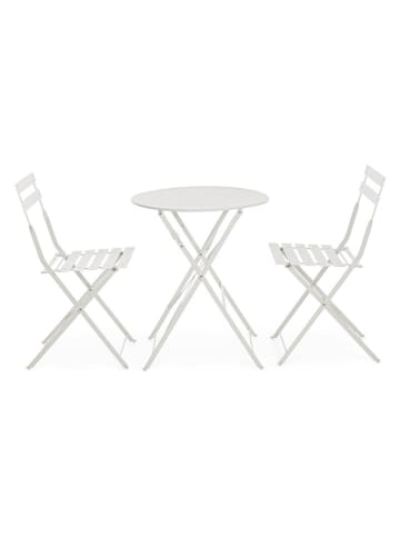 Bizzotto 3-delige tuinmeubelset "Austin" wit